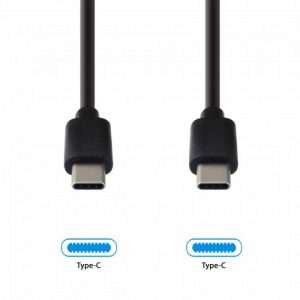 Grab n Go USB-C to USB-C Kabel Zwart